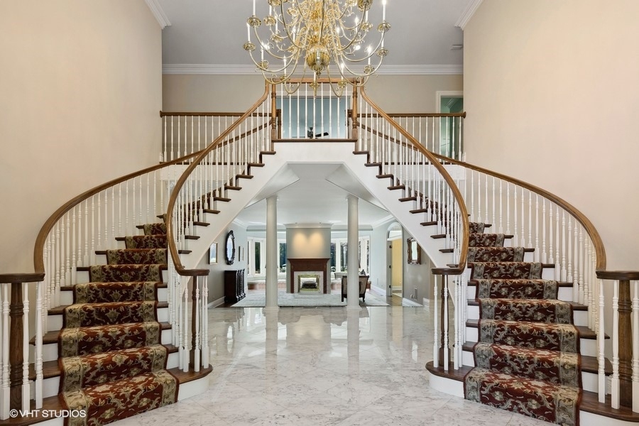 475 West Deerpath Road Lake Forest, IL 60045 - Photo 3 of 35 a view of entryway and hall with wooden floor