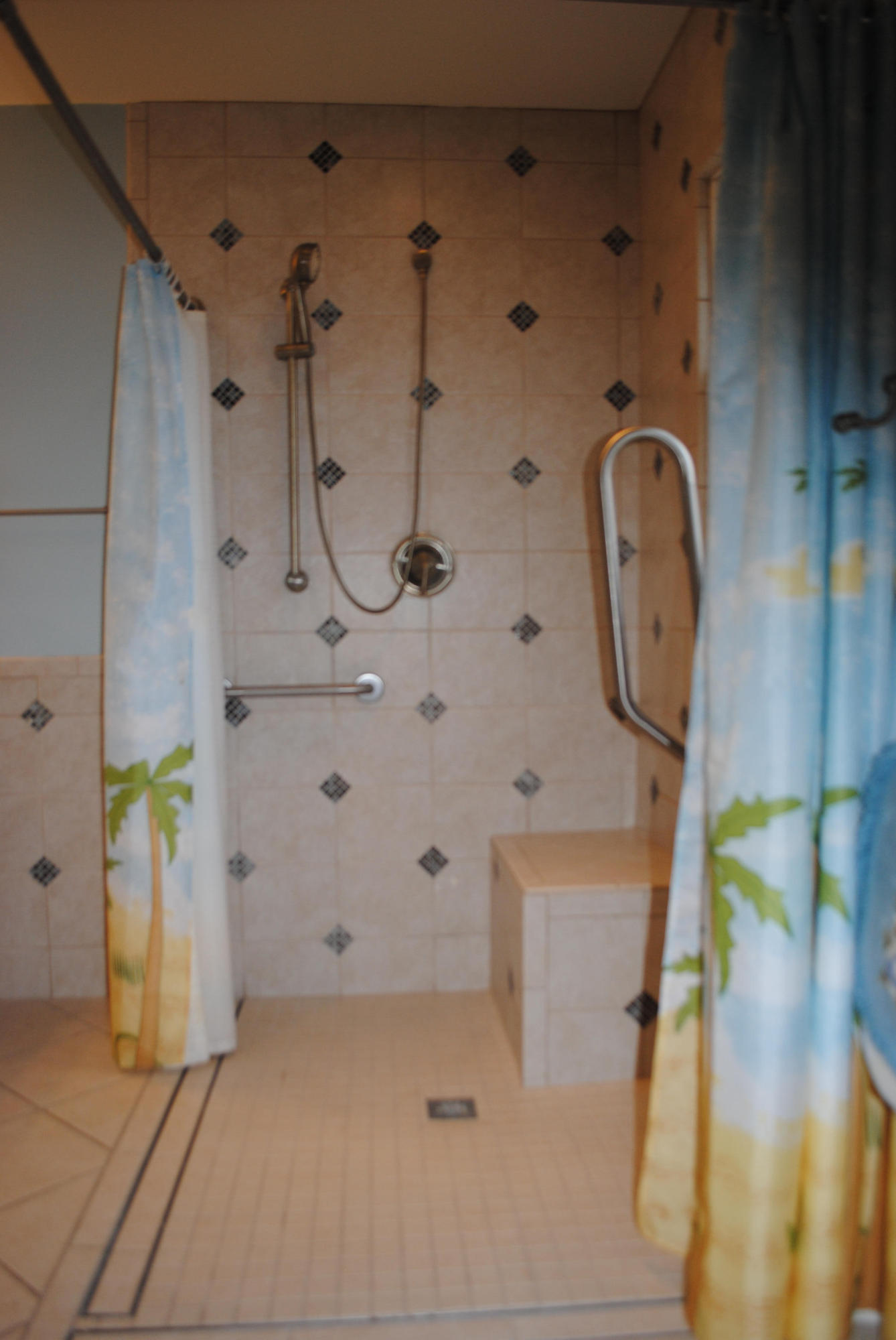 238 Mountain Pass Road Blue Ridge, VA 24064 - Photo 10 of 18 a bathroom with a granite countertop shower
