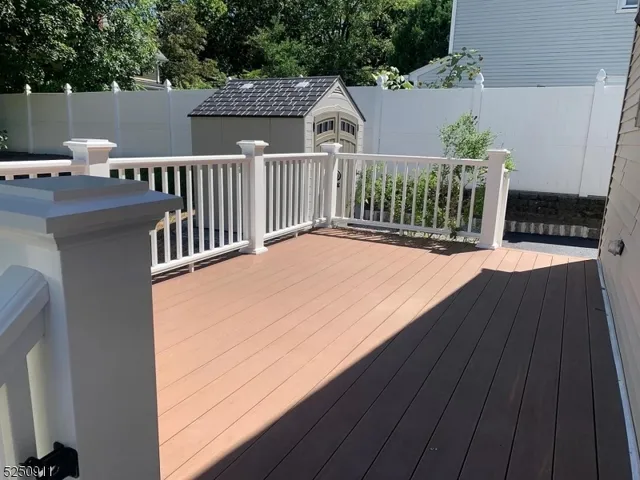 a view of deck and patio