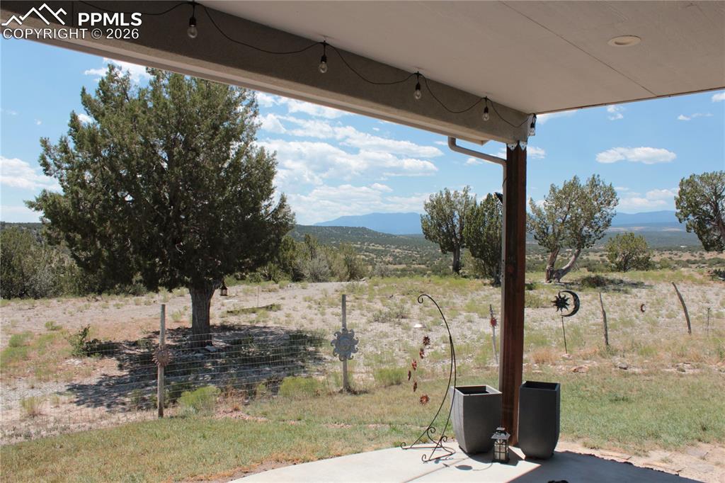 7480 Red Creek Springs Road West Pueblo, CO 81005 - Photo 31 of 47 a view of a yard from a balcony