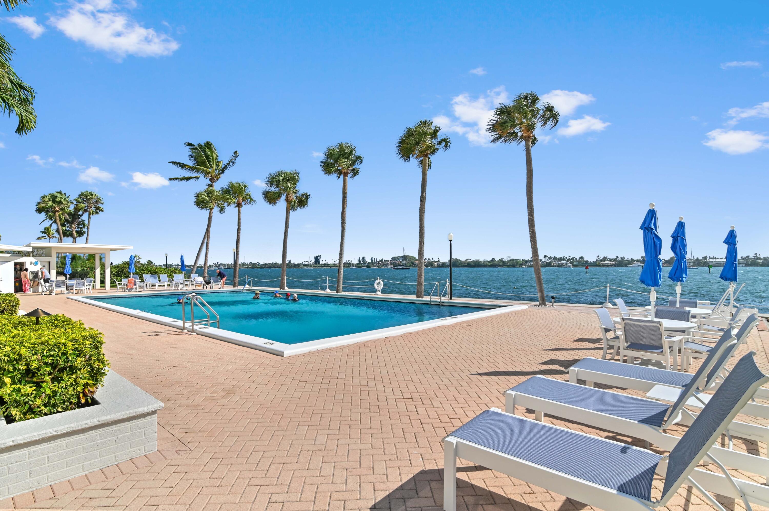 2600 North Flagler Drive, Unit 210 West Palm Beach, FL 33407 - Photo 22 of 25 a view of a terrace with potted plants
