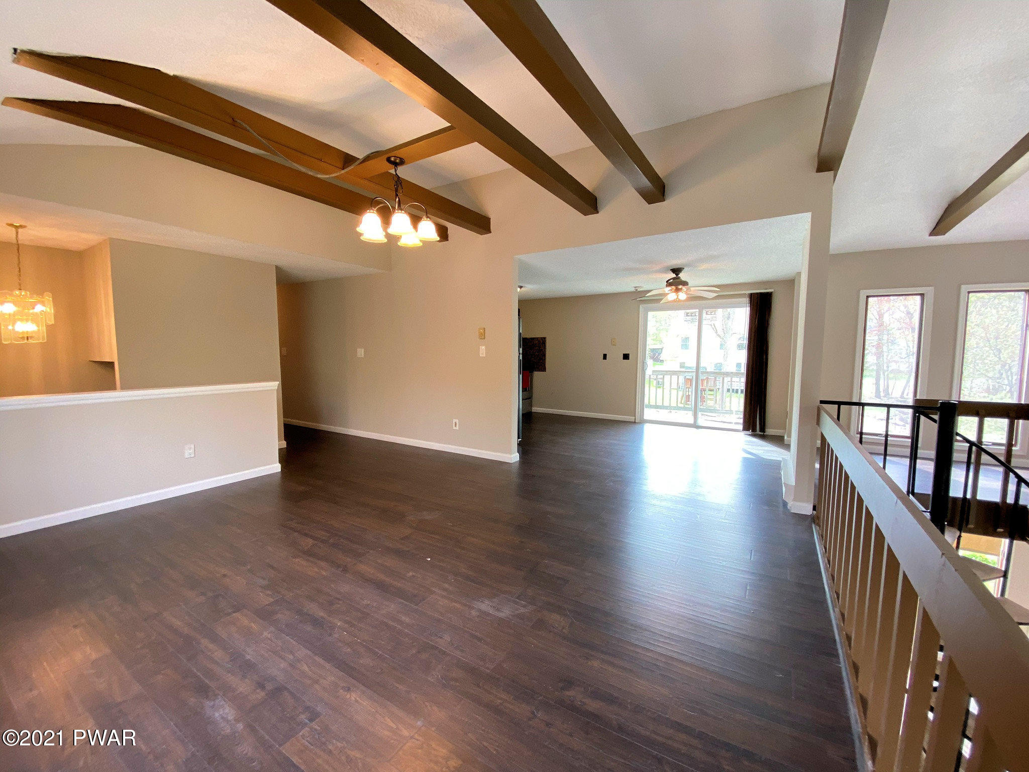 154 Heather Hill Road Dingmans Ferry, PA 18328 - Photo 28 of 58 26 Family Room Upper Level view toward k