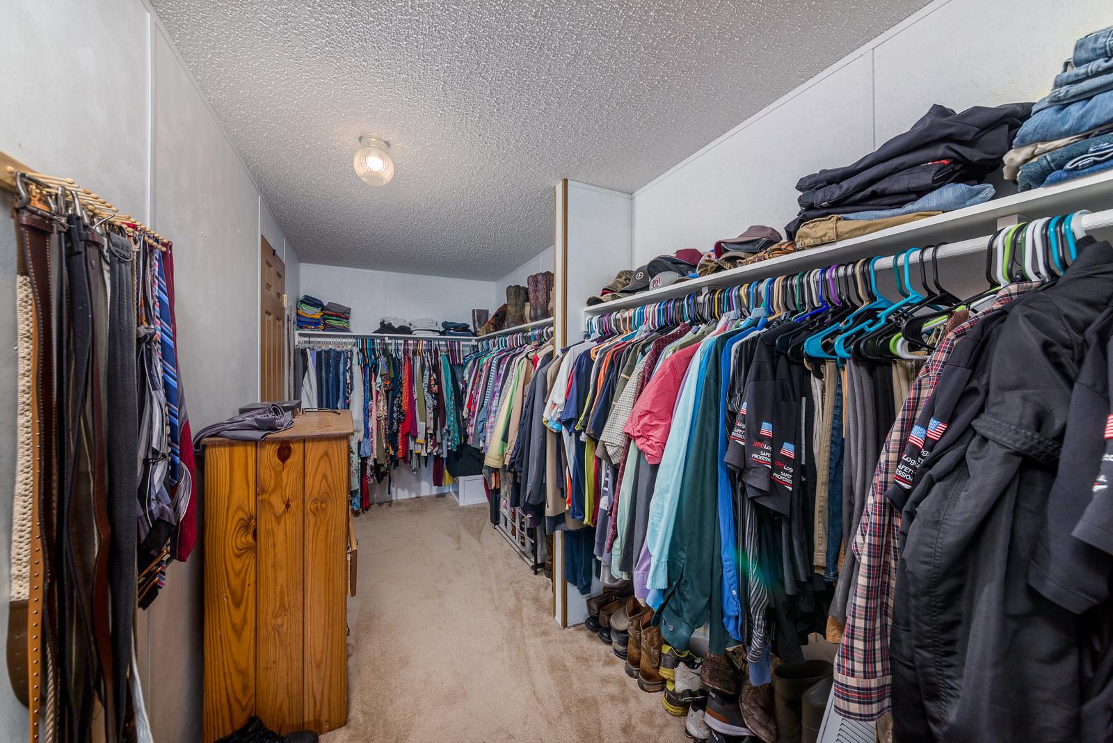 6345 Roy Pearson Road Springfield, TN 37172 - Photo 15 of 30 a view of walk in closet with clothes