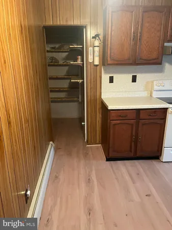 a view of a closet area