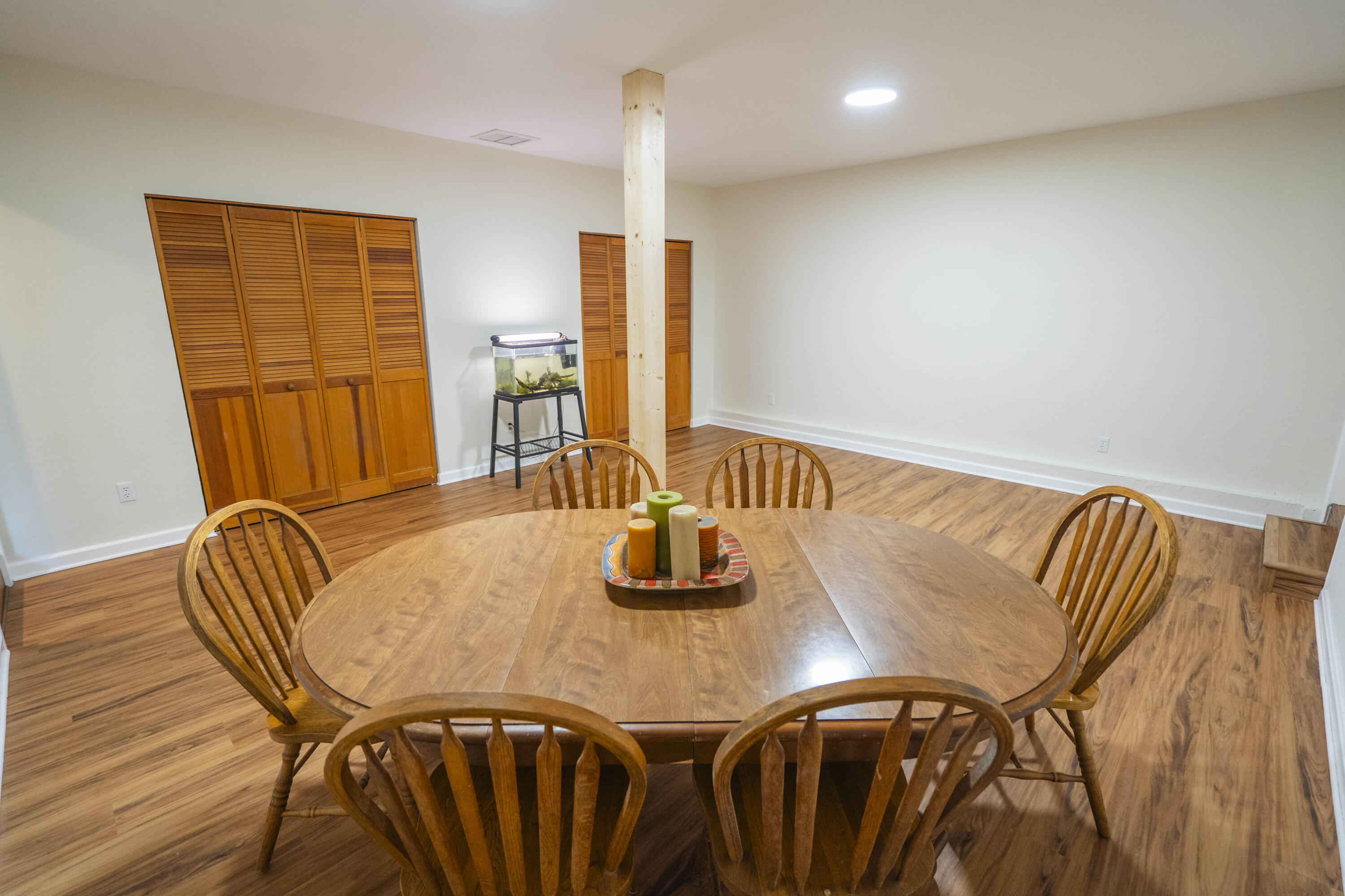 6611 Crooked Creek Road Tallahassee, FL 32311 - Photo 40 of 50 a view of a dining room with furniture and wooden floor