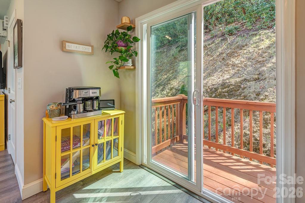 343 Garren Creek Road Fairview, NC 28730 - Photo 18 of 30 a view of an entryway with a front door