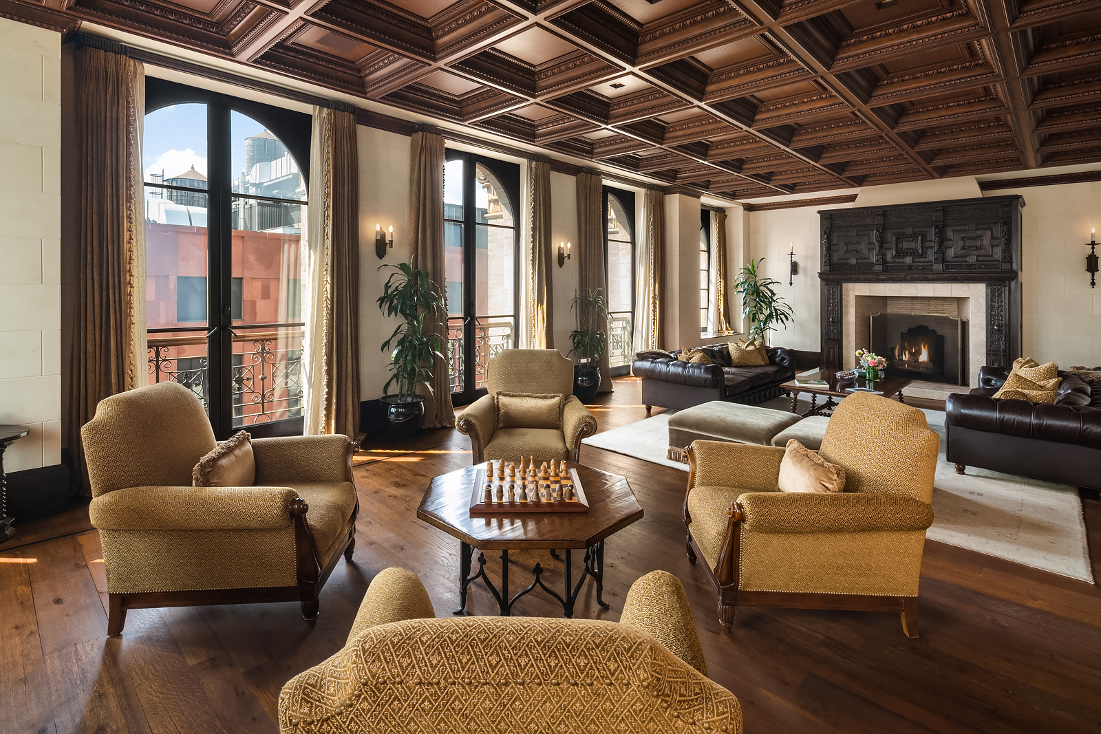 704 Broadway, Unit PH Manhattan, NY 10003 - Photo 21 of 30 a living room with furniture and a large window