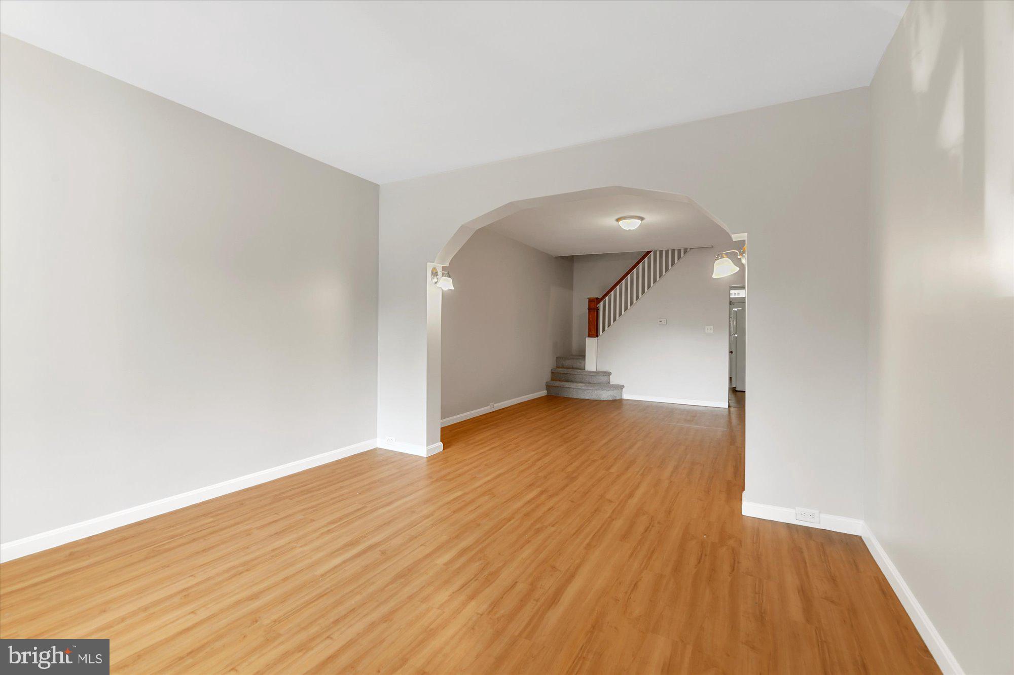 3660 Keswick Road Baltimore, MD 21211 - Photo 5 of 23 Open living room and dining room right off the kit