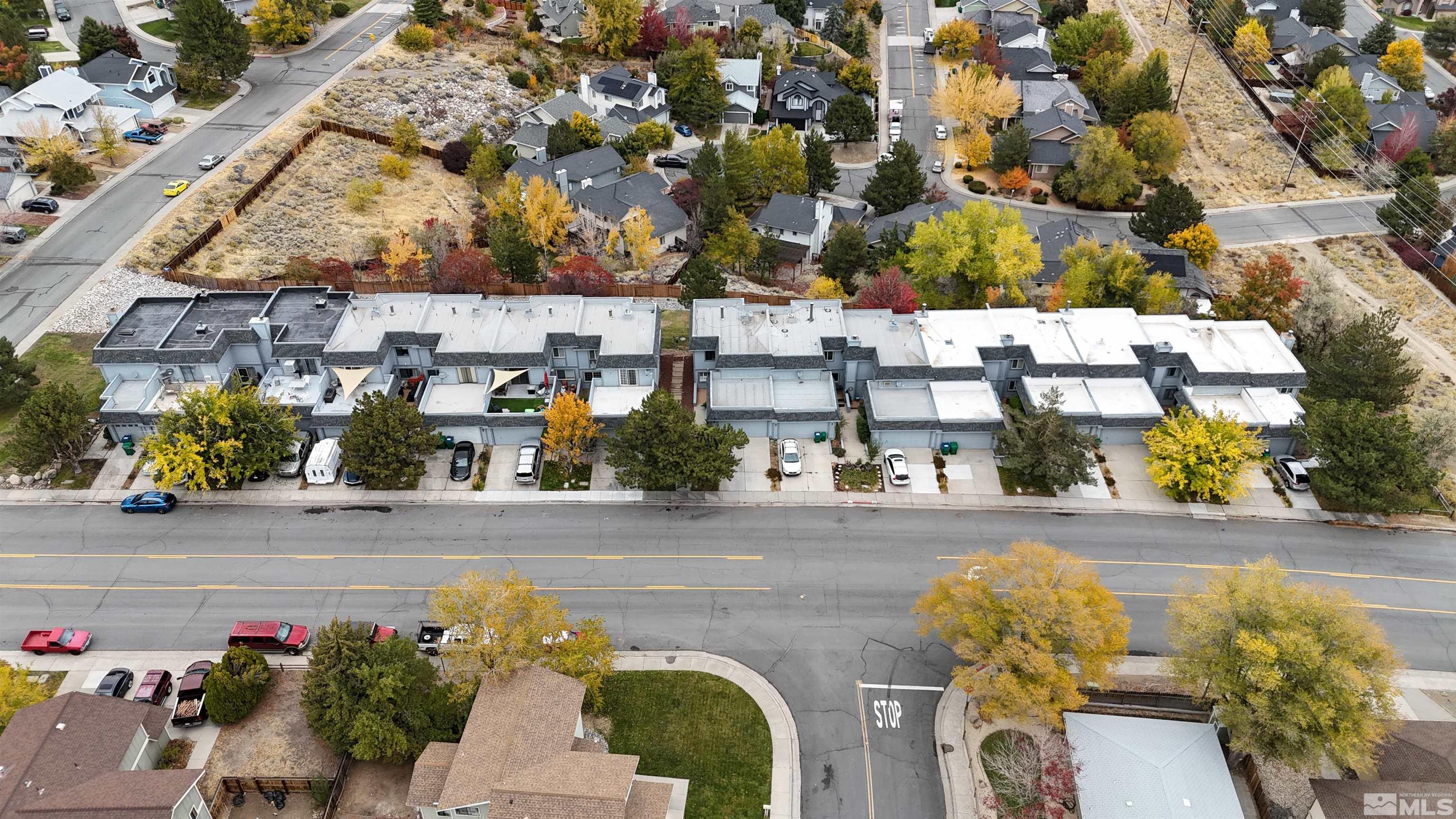 3961 Kings Row Reno, NV 89503 - Photo 25 of 25 an aerial view of a houses with street