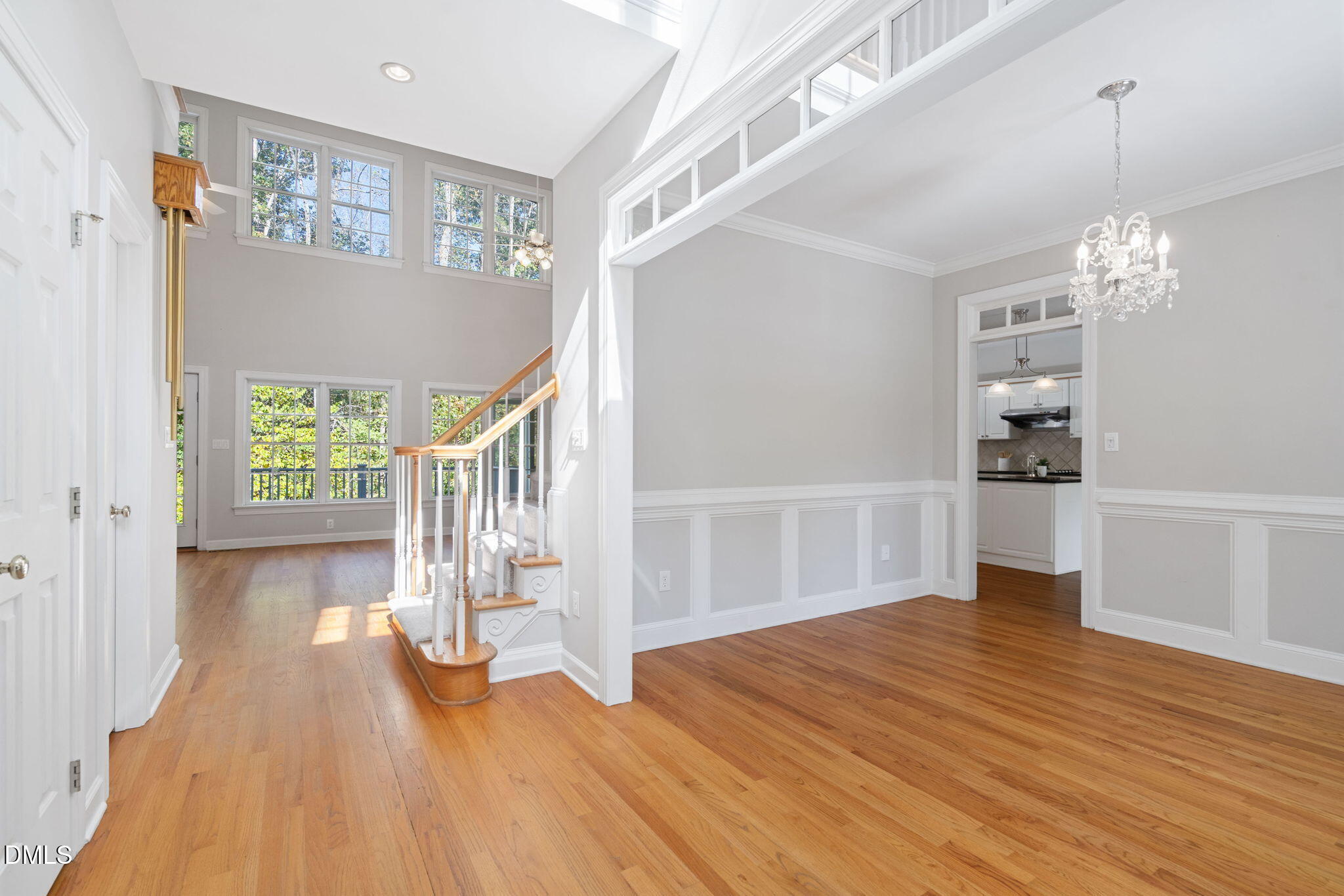 9916 Bonsal Crossing Road New Hill, NC 27562 - Photo 11 of 80 a view of empty room with wooden floor