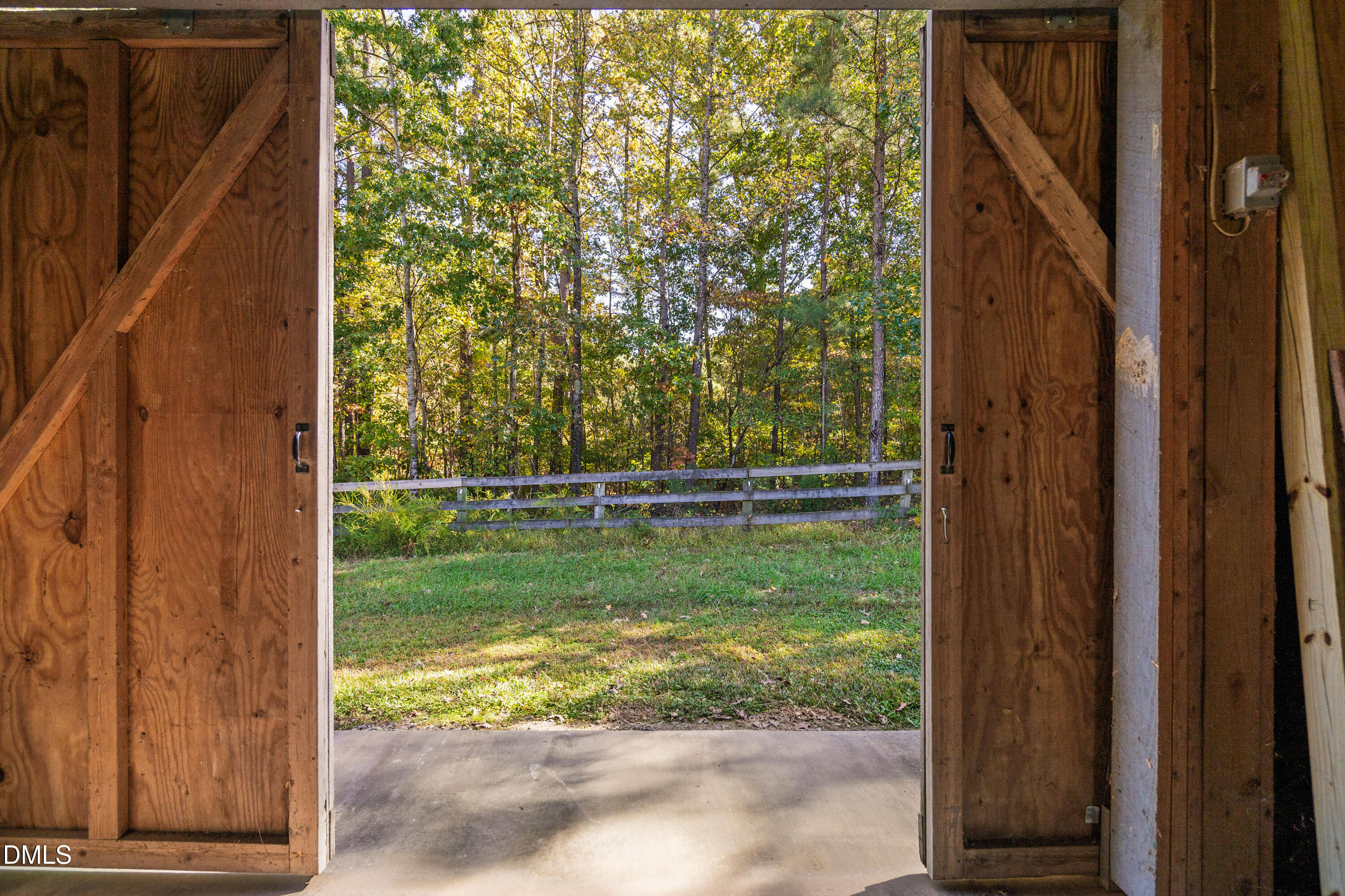 9916 Bonsal Crossing Road New Hill, NC 27562 - Photo 63 of 80 a view of backyard with green space