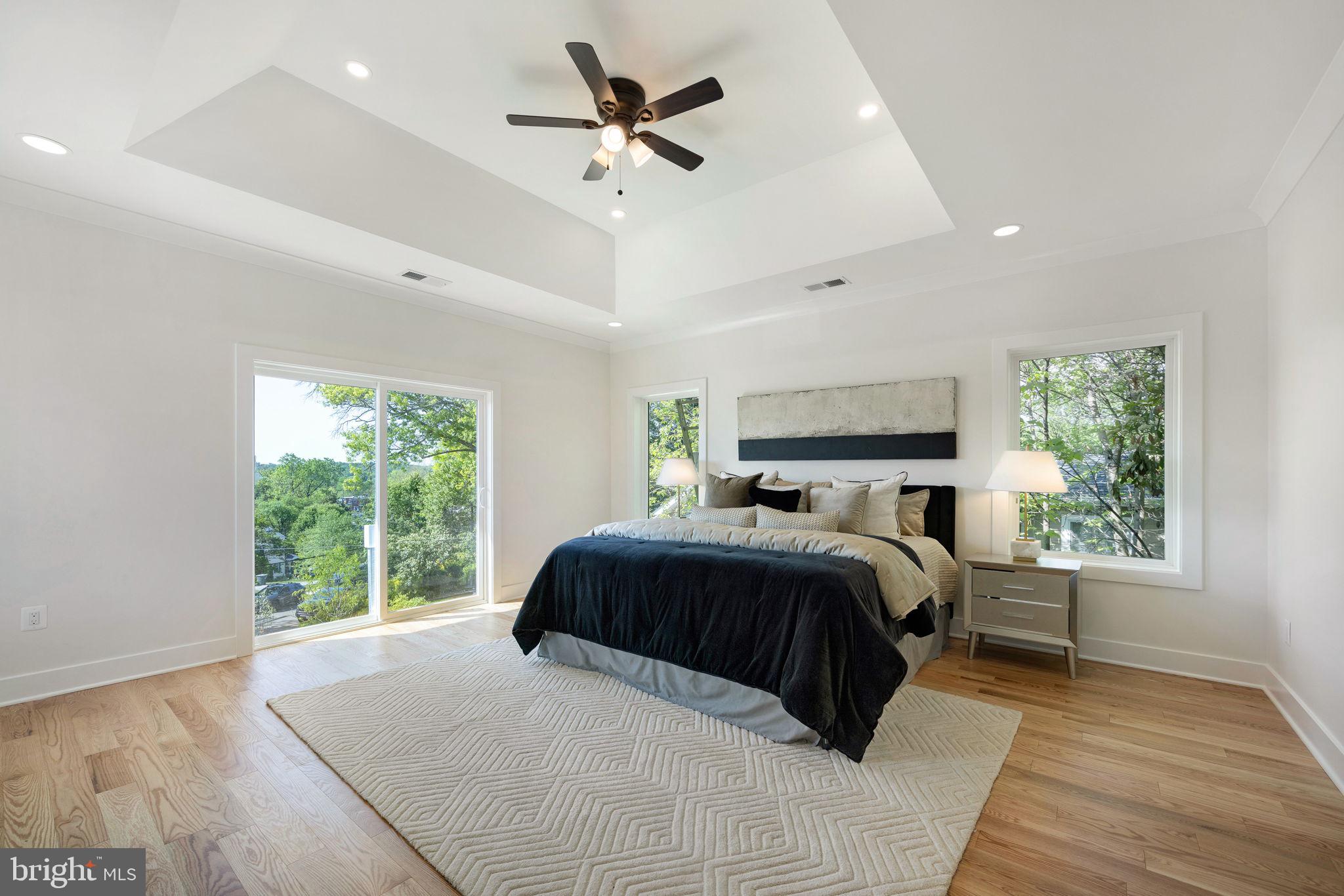 132 North Earley Street Alexandria, VA 22304 - Photo 10 of 45 Serene bedroom with nature views.