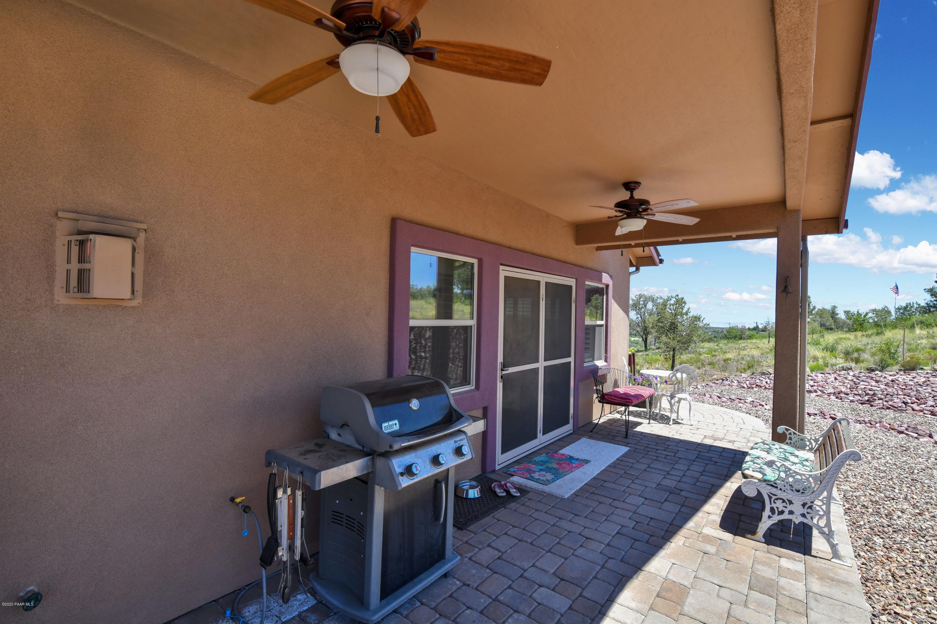 1275 West Cliff Rose Road Prescott, AZ 86305 - Photo 18 of 38 Pavered Back Porch