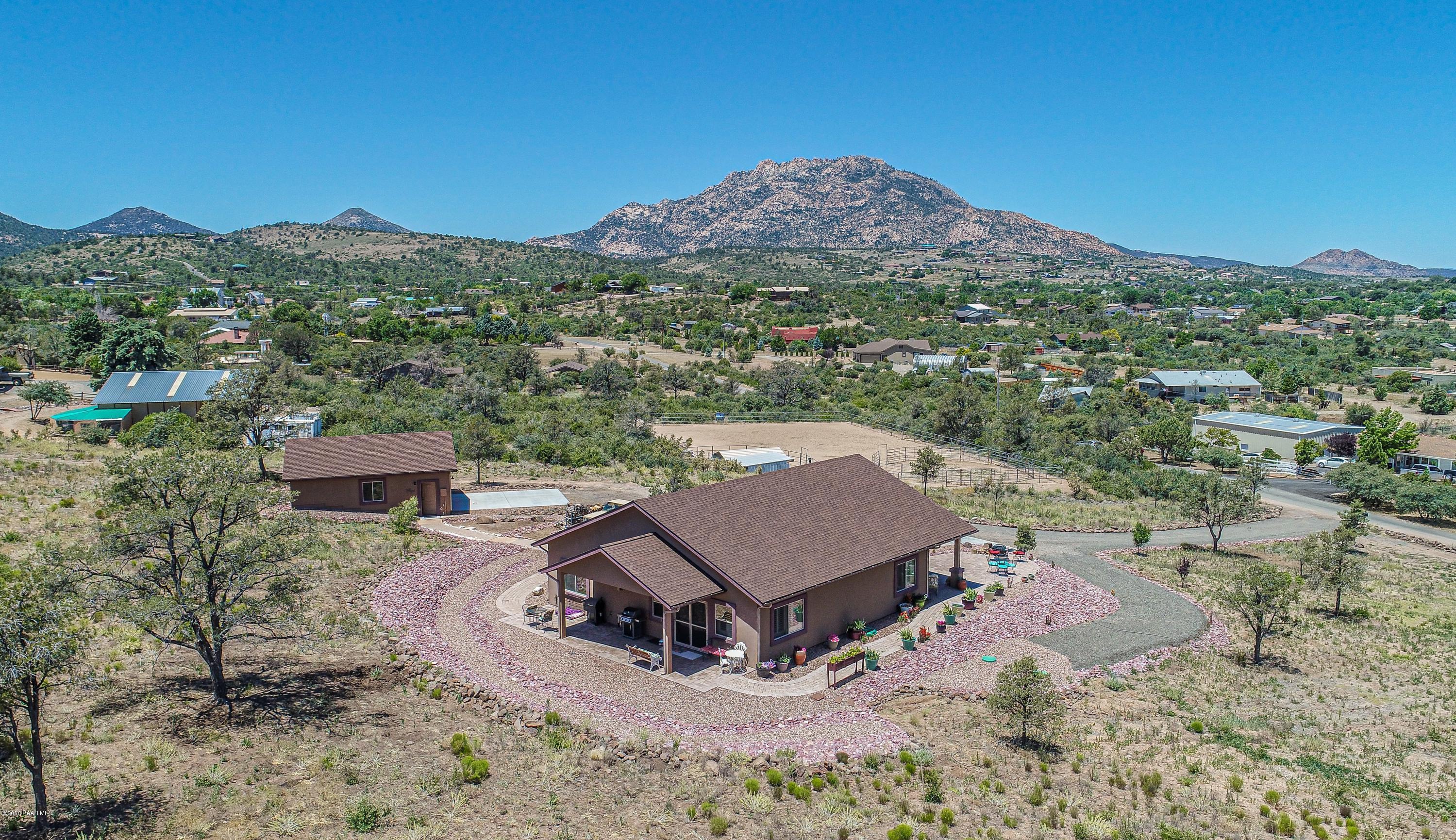1275 West Cliff Rose Road Prescott, AZ 86305 - Photo 34 of 38 Aerail Mountain Views