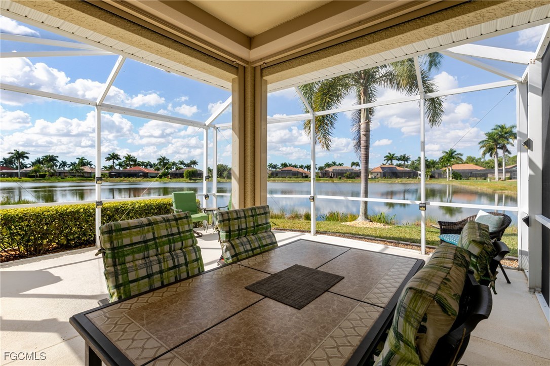 3610 Rue Alec Loop, Unit 1 North Fort Myers, FL 33917 - Photo 28 of 39 a view of a swimming pool with a patio