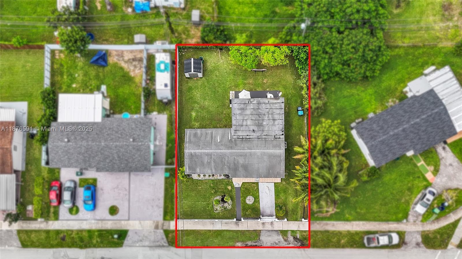 22270 Southwest 109th Avenue Miami, FL 33176 - Photo 34 of 48 an aerial view of a house with outdoor space