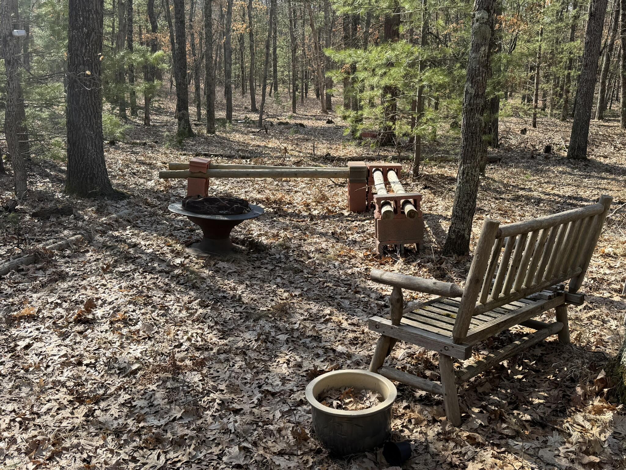 7363 Riverside Drive Manistee, MI 49660 - Photo 9 of 18 Fire pit 2