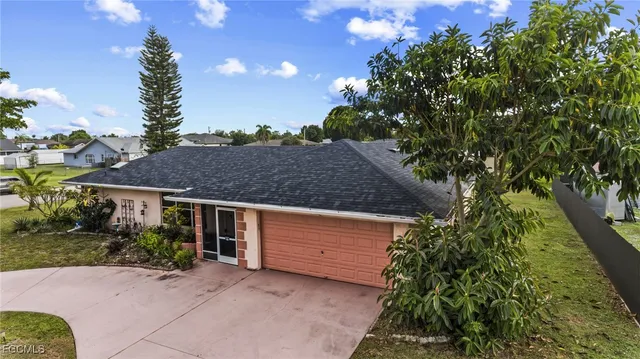 a aerial view of a house