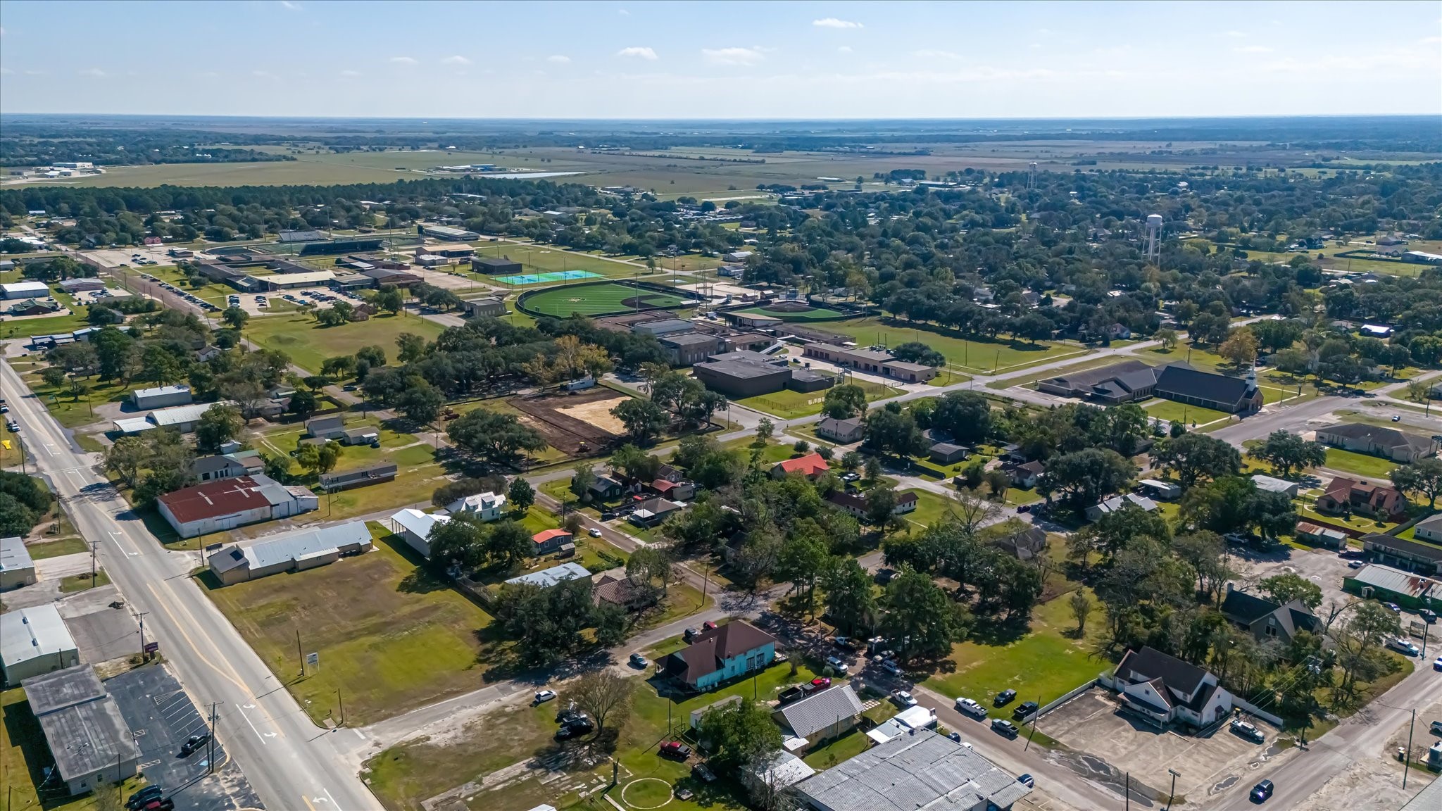 411 Willcox Street Anahuac, TX 77514 - Photo 48 of 50 an aerial view of multiple house