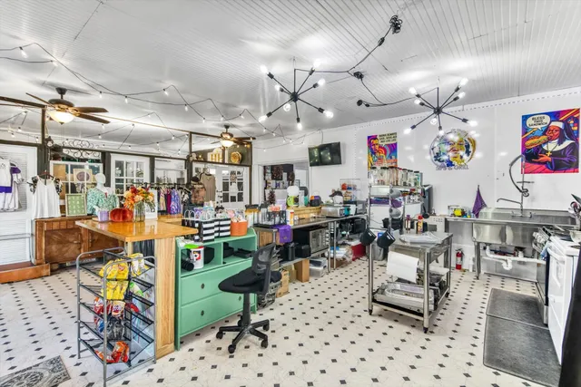 a view of a room with lots of stuff