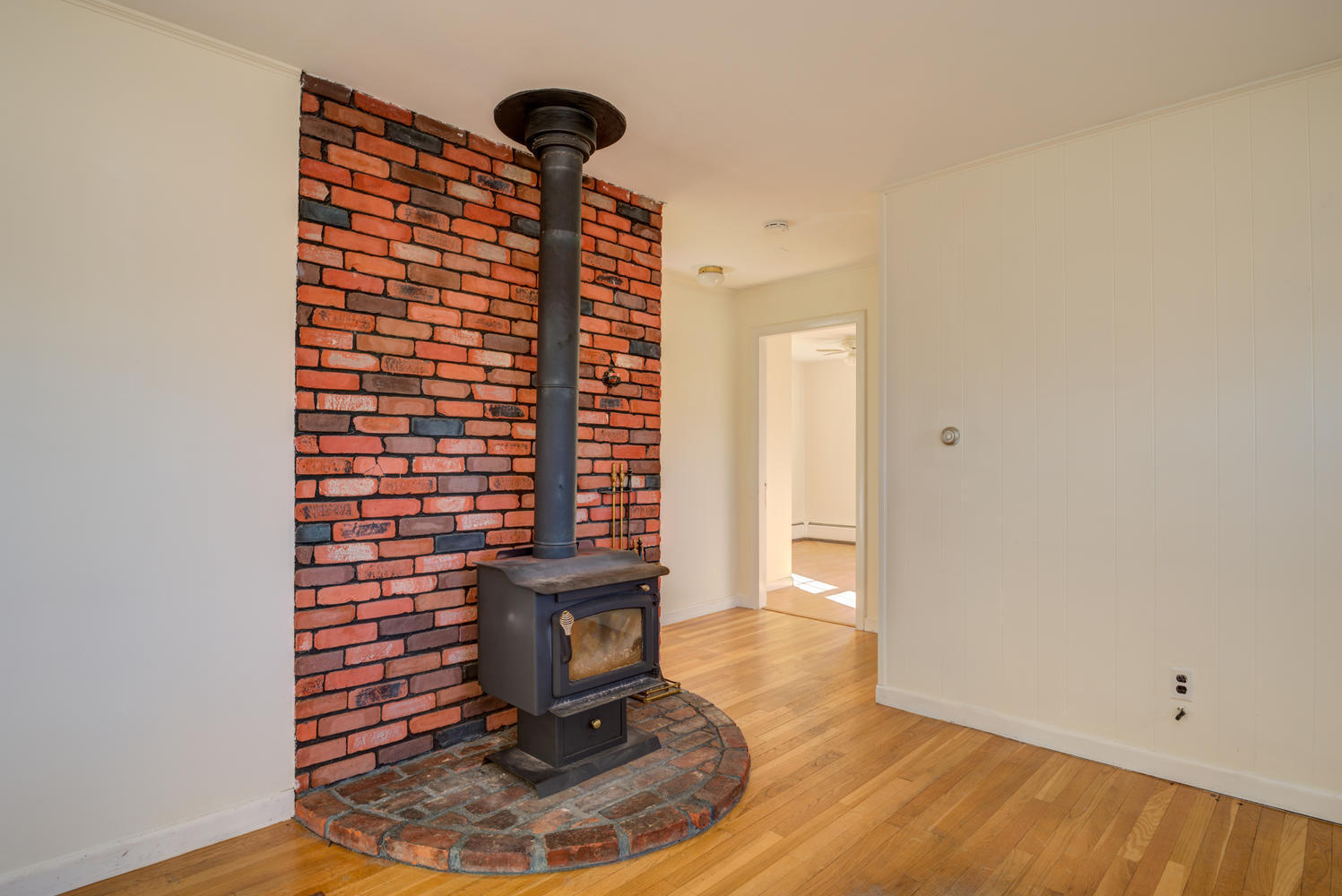439 Crockett Ridge Road Norway, ME 04268 - Photo 10 of 28 Wood stove living room