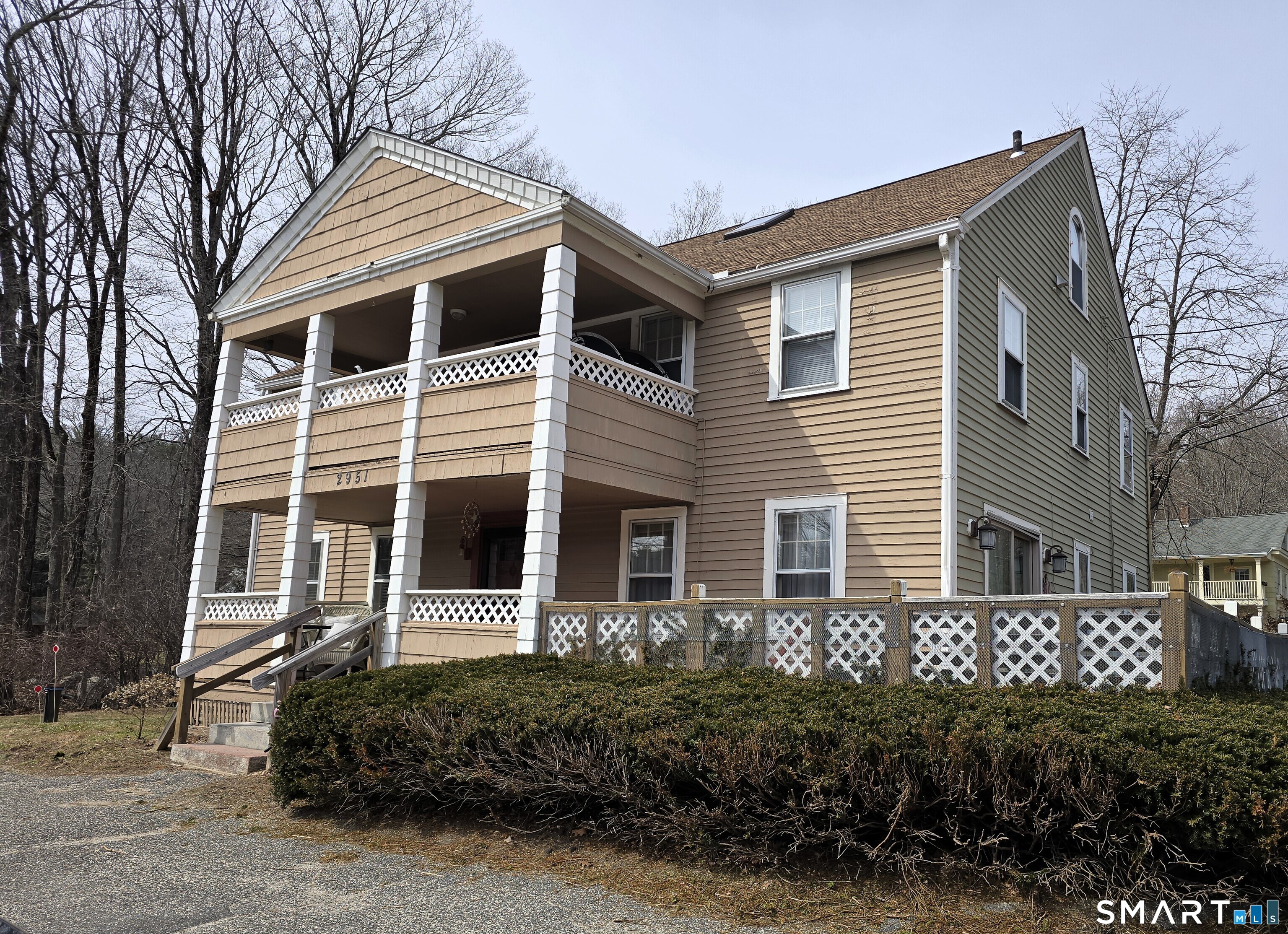 2951 Winsted Road Torrington, CT 06790 - Photo 3 of 3 1st floor has large wrap around deck and the second floor has a good sized balcony.