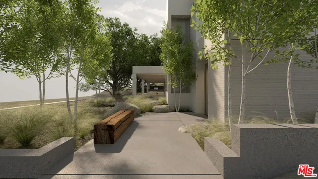 a view of outdoor space and living room