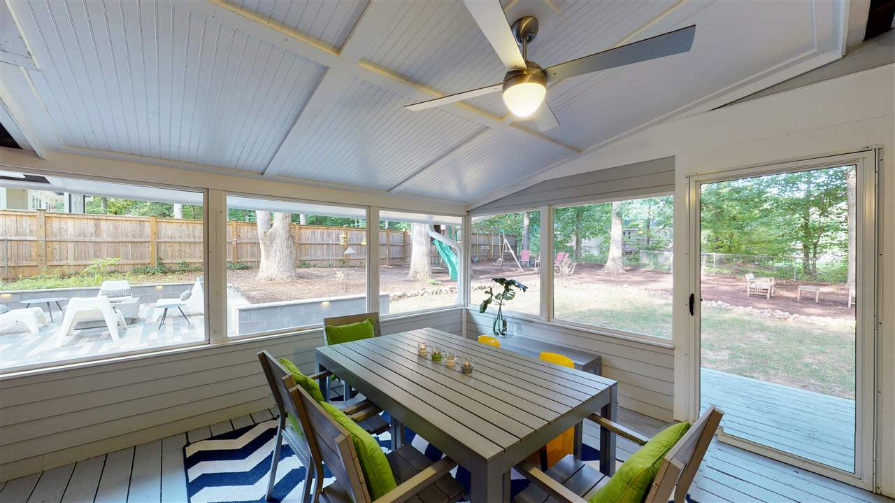 4212 Windsor Place Raleigh, NC 27609 - Photo 9 of 30 Screened Porch / located off the owners bedroom