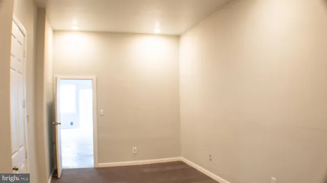 a bathroom with a white bath tub