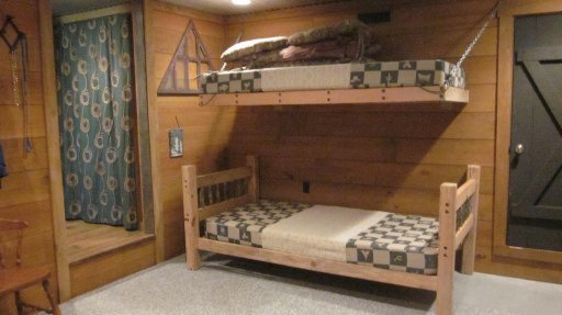 300 Buck Ridge Road Oneida, TN 37841 - Photo 31 of 39 Custom bunkbeds downstairs w/ bathroom