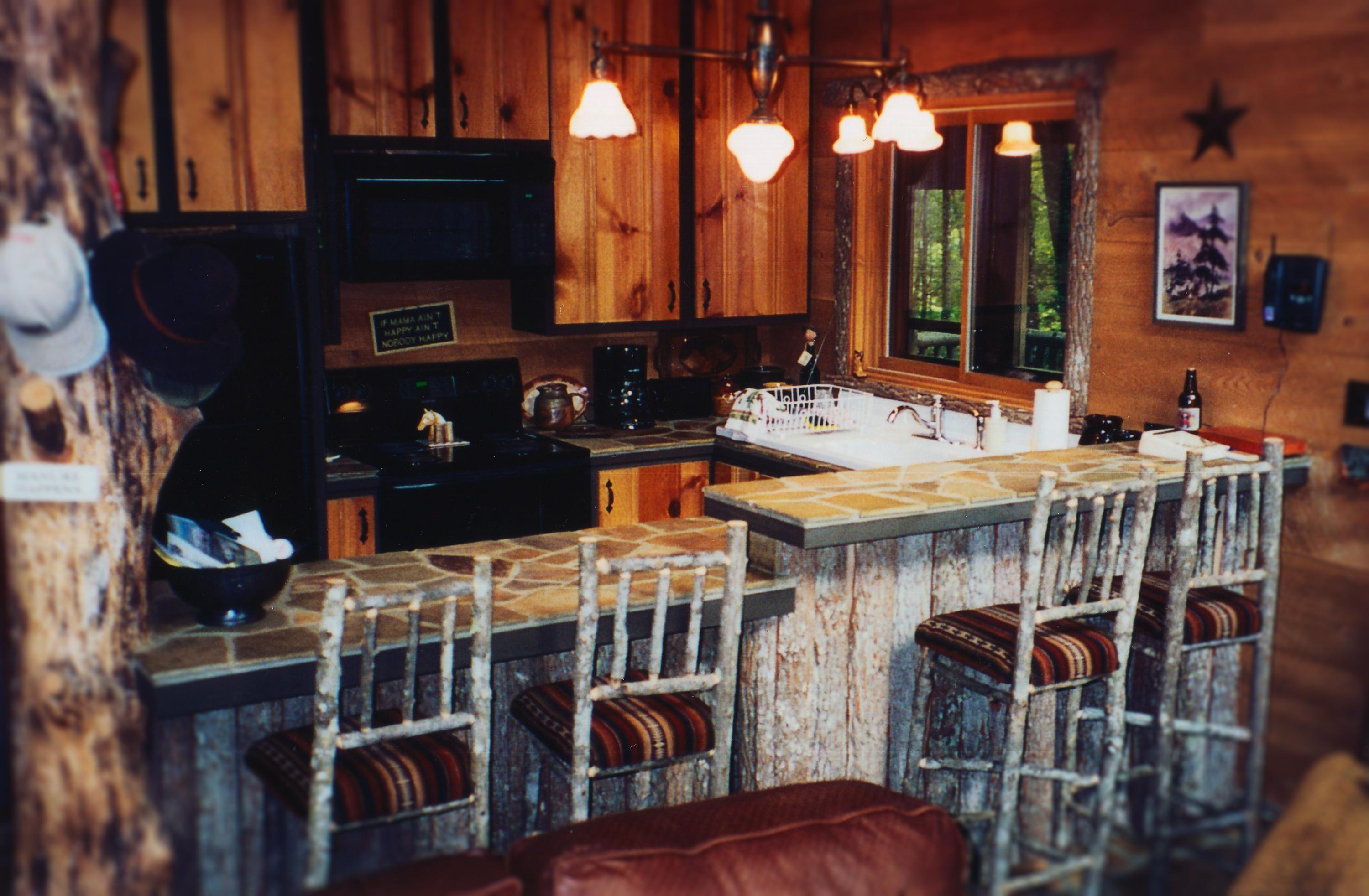 300 Buck Ridge Road Oneida, TN 37841 - Photo 6 of 39 Breakfast bar with stone counter tops