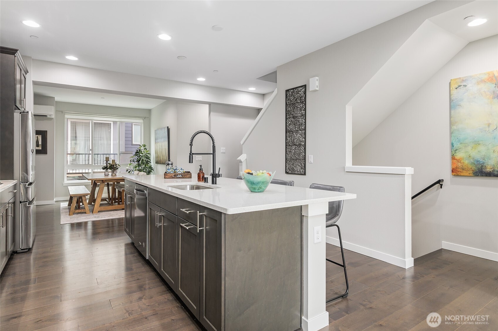 23630 6th Avenue Southeast, Unit B Bothell, WA 98021 - Photo 16 of 40 a kitchen with counter top space and windows