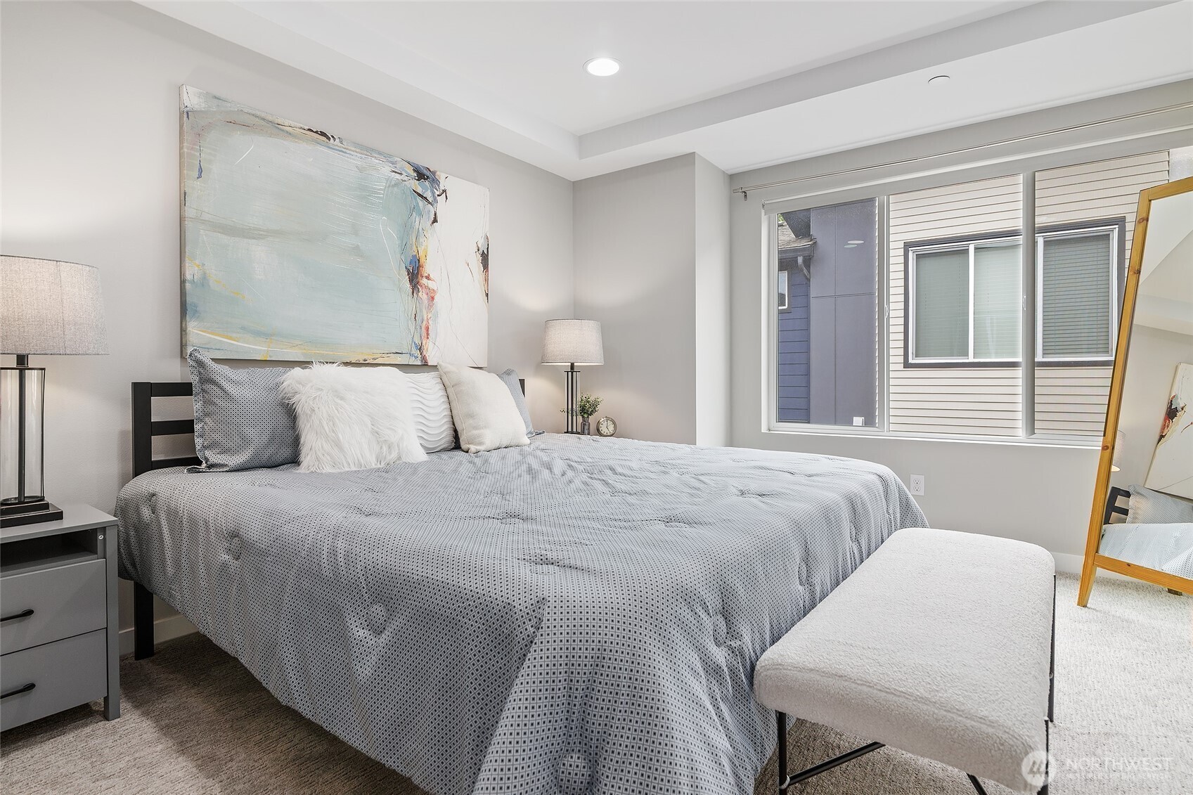 23630 6th Avenue Southeast, Unit B Bothell, WA 98021 - Photo 21 of 40 a bedroom with a bed and a window