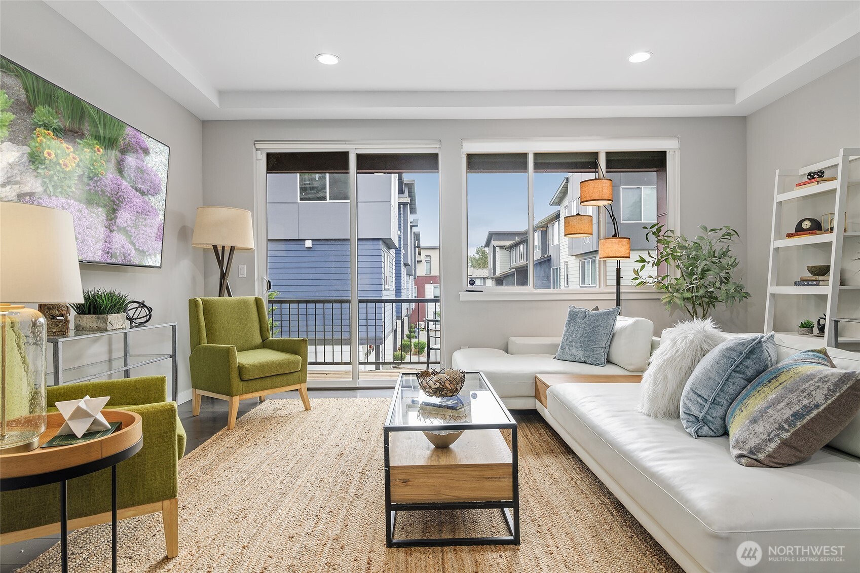 23630 6th Avenue Southeast, Unit B Bothell, WA 98021 - Photo 6 of 40 a living room with furniture and a potted plant