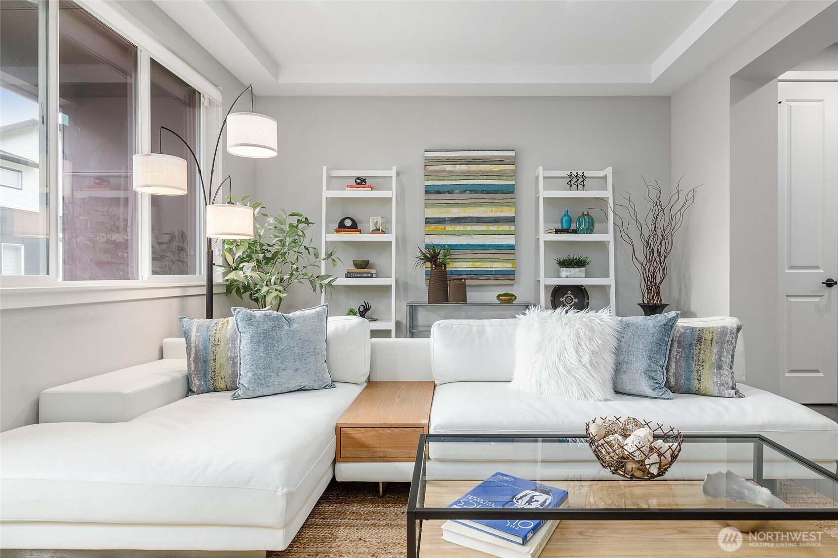 23630 6th Avenue Southeast, Unit B Bothell, WA 98021 - Photo 9 of 40 a living room with furniture and a large window