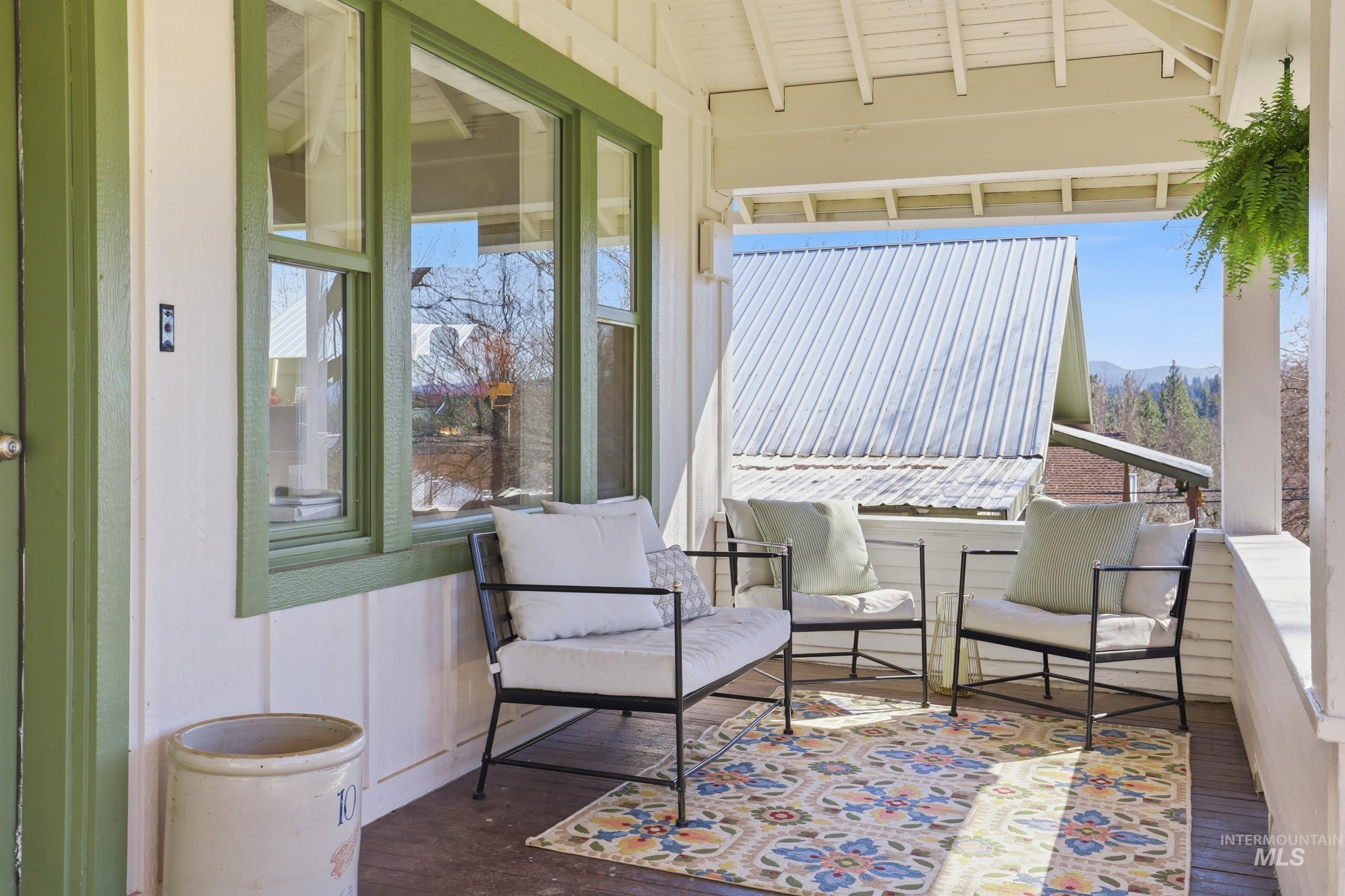 725 Elm Street Potlatch, ID 83855 - Photo 4 of 50 Balcony featuring an outdoor lounge area and a mountain view