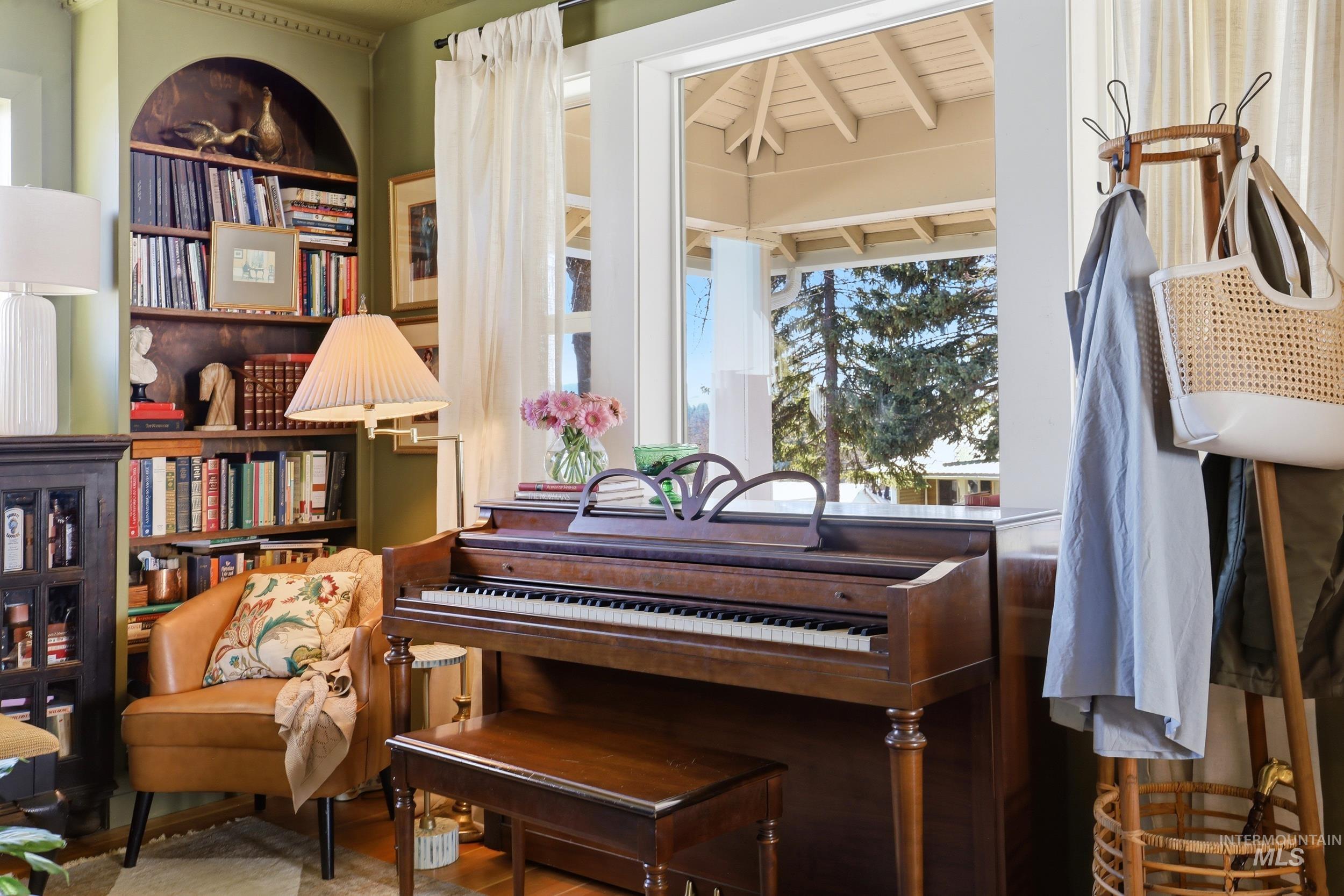 725 Elm Street Potlatch, ID 83855 - Photo 10 of 50 Living area featuring beam ceiling
