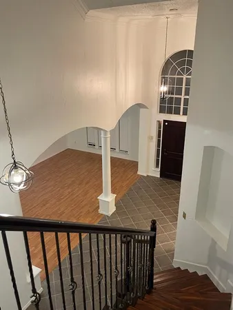 a view of balcony and kitchen