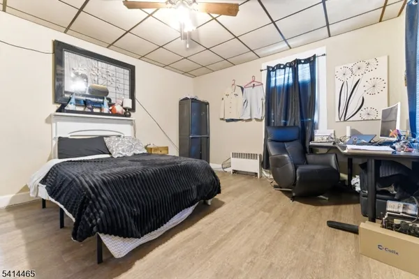 a room with musical instruments and toys