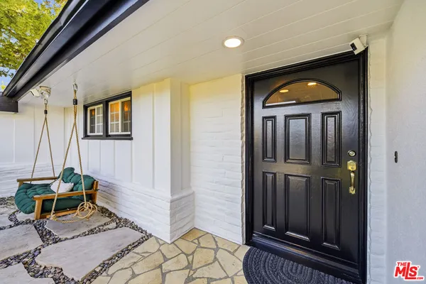 a view of front door