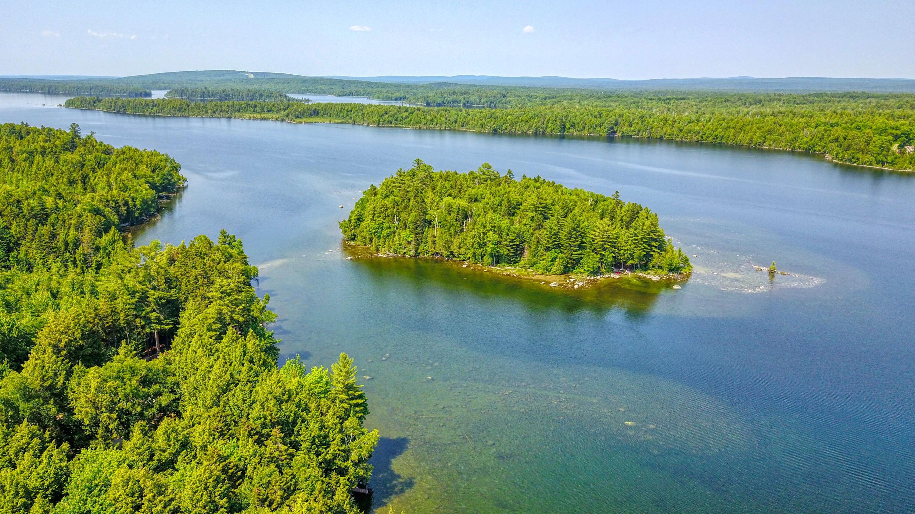 659 Sandy Beach Road Danforth, ME 04424 - Photo 23 of 27 Aerial East Grand Lake