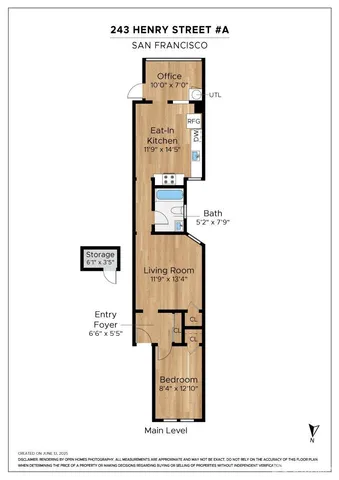 $788,000 | 243 Henry Street, Unit A, San Francisco, CA 94117