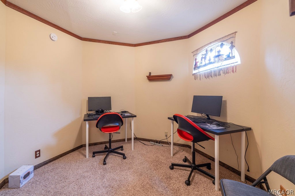 1179 Ridge Road Fawnskin, CA 92333 - Photo 37 of 43 a view of a workspace with furniture
