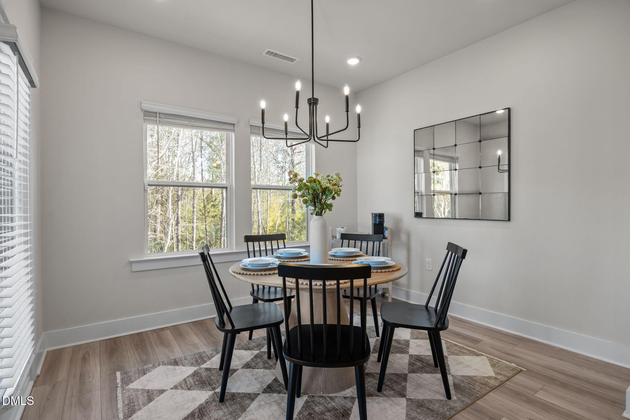 403 Sustainable Way Raleigh, NC 27610 - Photo 17 of 39 Dining Room with View of the Woods