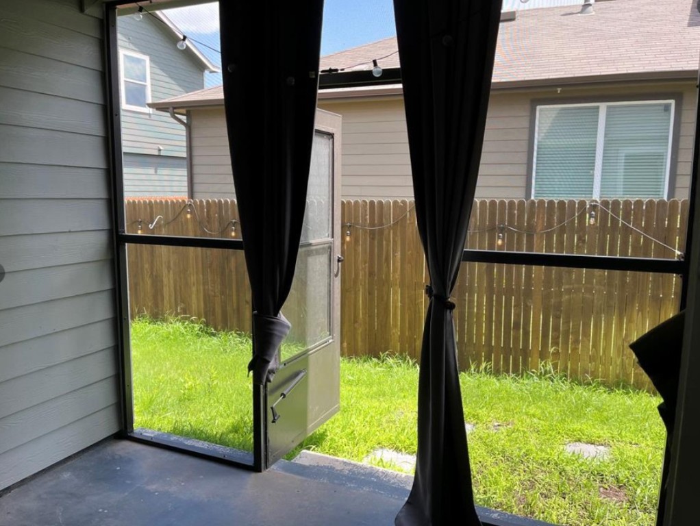 14110 Luisium View, Unit 72 Pflugerville, TX 78660 - Photo 17 of 21 a view of a garden from a windows