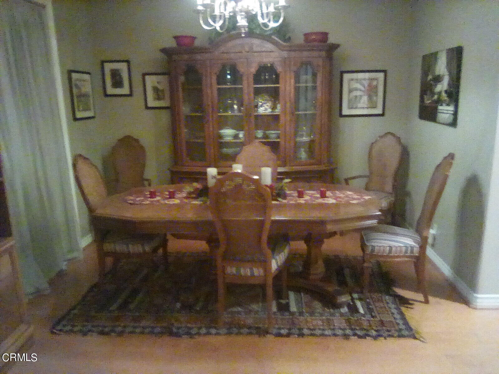 3502 Giddings Ranch Road Altadena, CA 91001 - Photo 11 of 33 a view of a dining room with furniture and chandelier