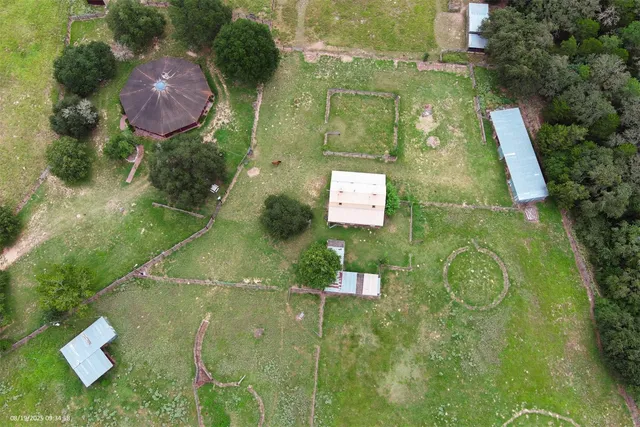 a aerial view of a house