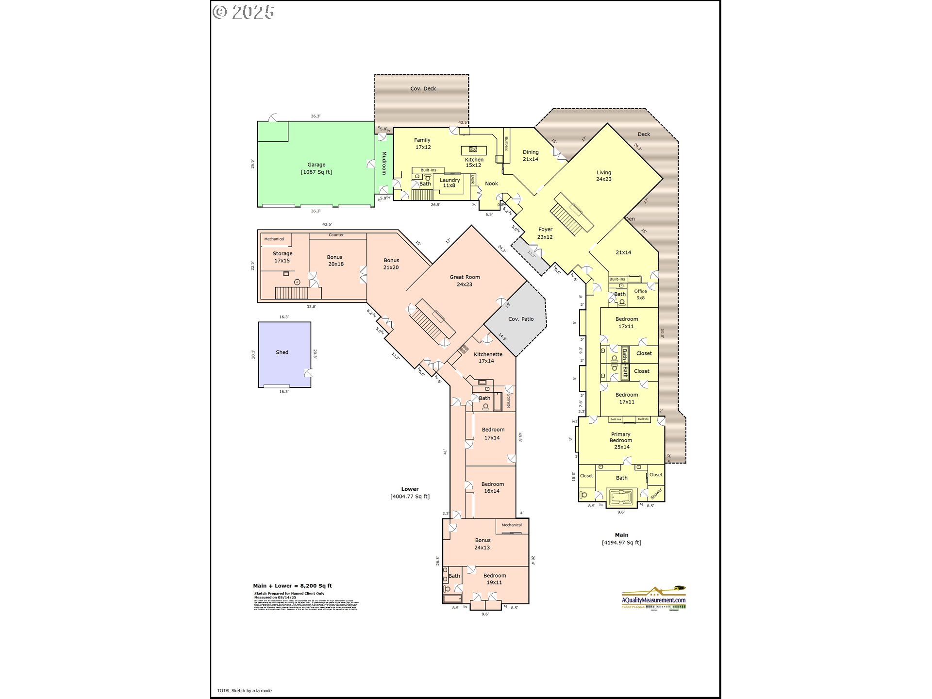 14330 Southeast Donatello Loop Happy Valley, OR 97086 - Photo 45 of 45 a picture of a floor plan
