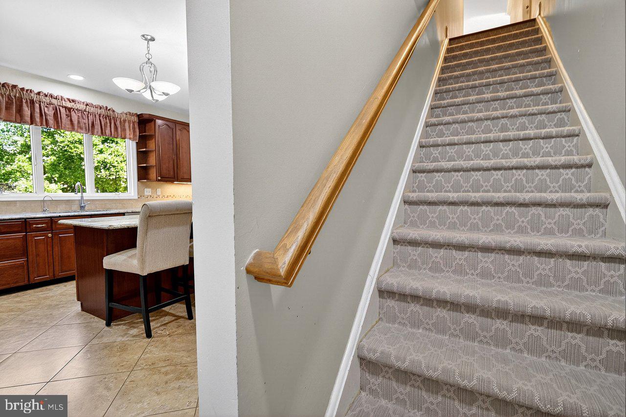 23 Zaitz Farm Road West Windsor, NJ 08550 - Photo 33 of 63 Back staircase to bedrooms