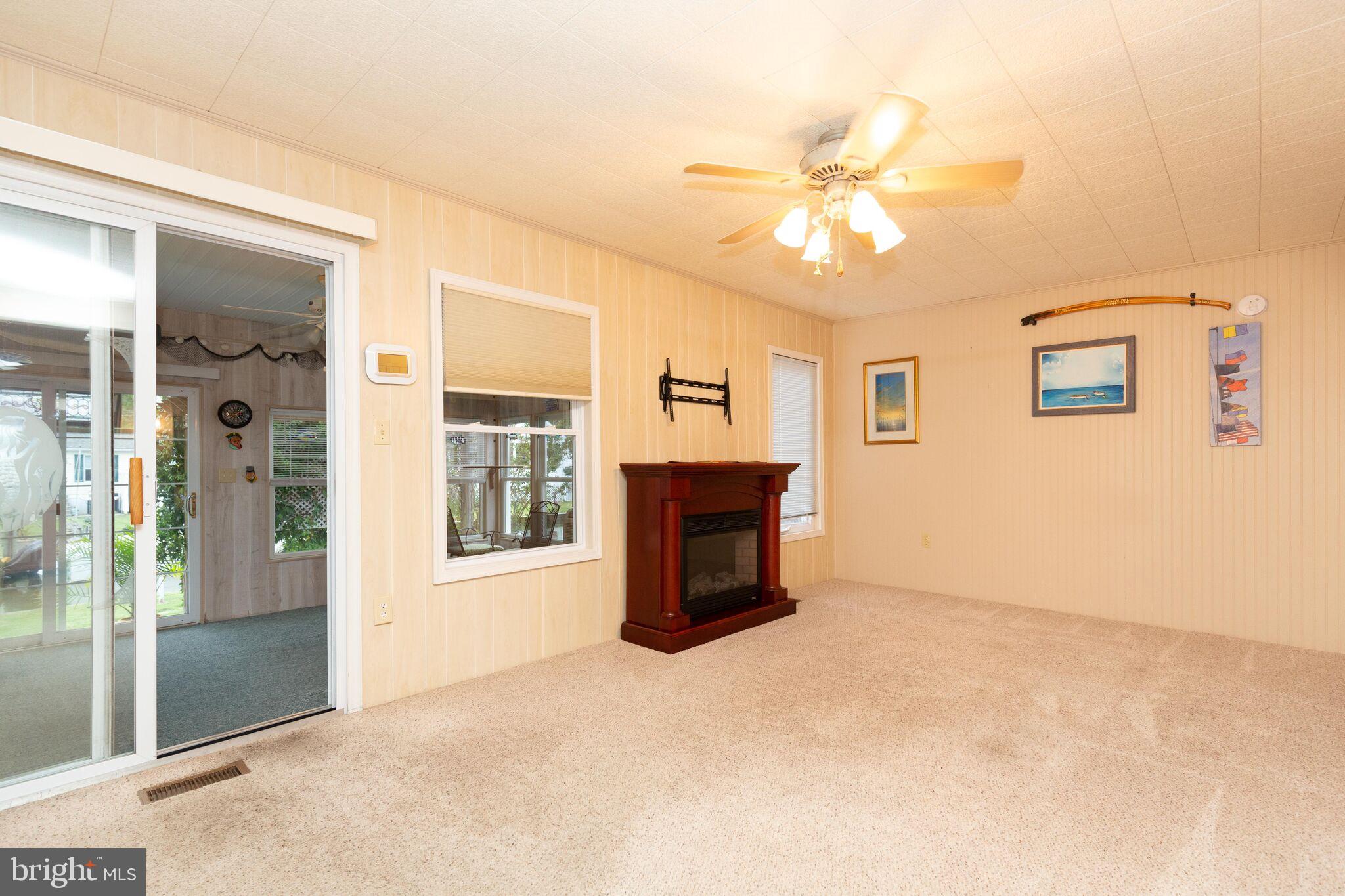 30347 Terrace Road Ocean View, DE 19970 - Photo 14 of 25 Living room w/Electric Fireplace